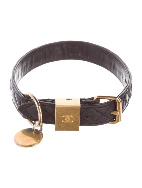 chanel puppy collar|designer dog collars Chanel.